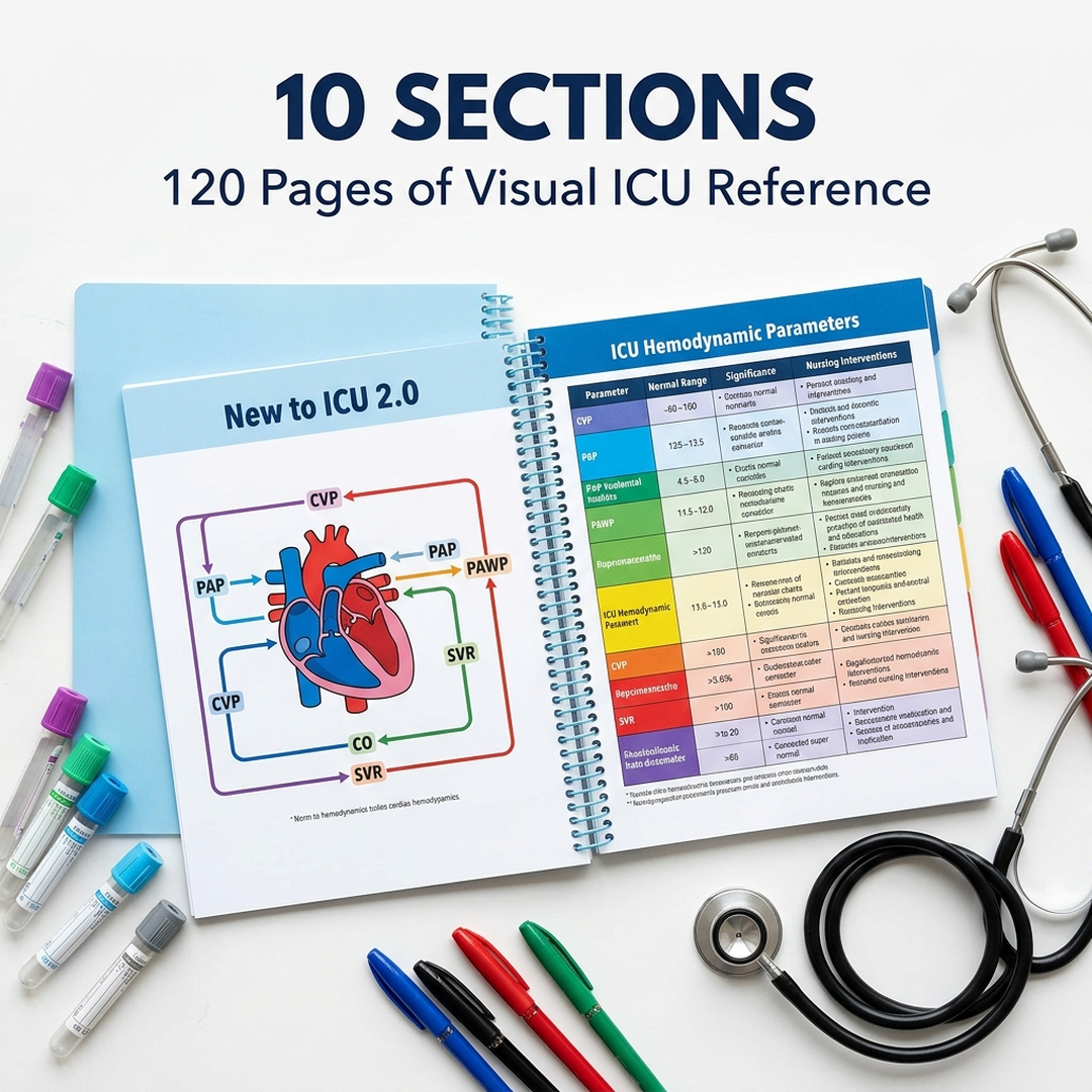 New to ICU 2.0 - 10 Sections, 120 Pages Interior View