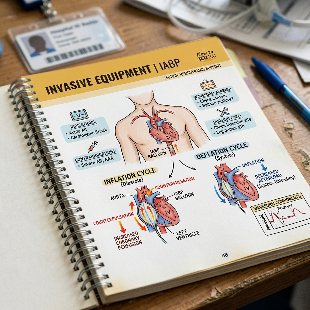 New to ICU 2.0 - Interior Page IABP Diagram Closeup